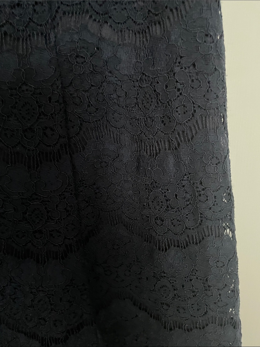 Faith and Joy dark blue Lace Trim skirt - Picture 4 of 6